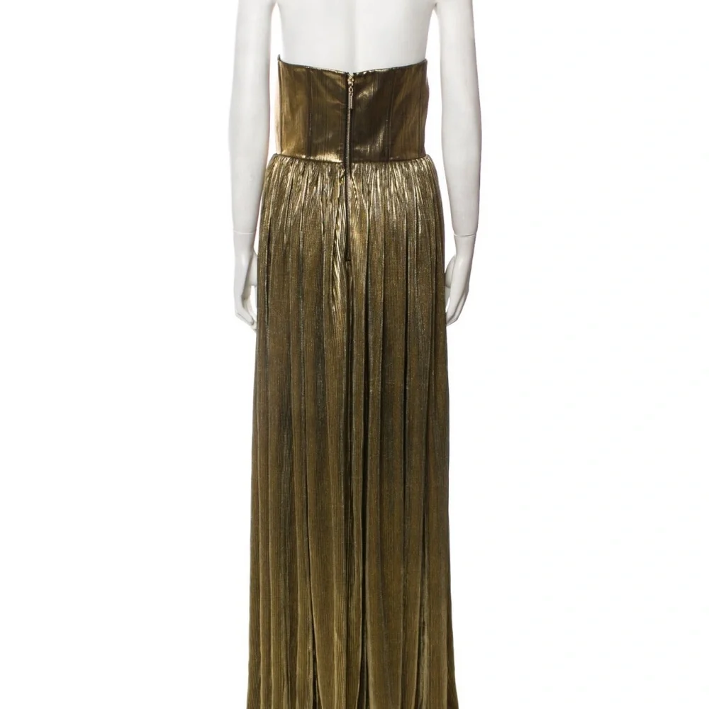Bronx and Banco Gold Strapless Gown - Picture 3 of 4